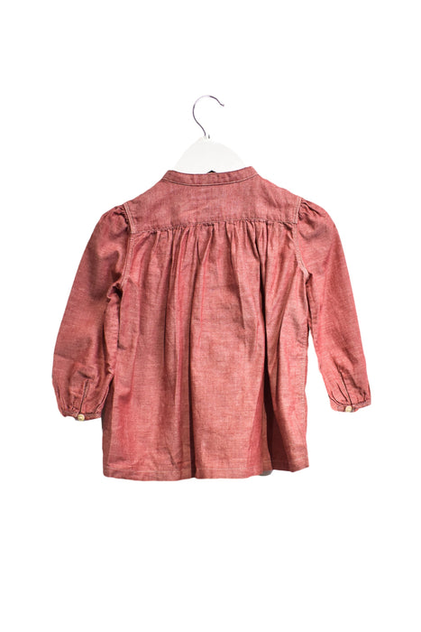 A Pink Long Sleeve Dresses from Ralph Lauren in size 12-18M for girl. (Back View)