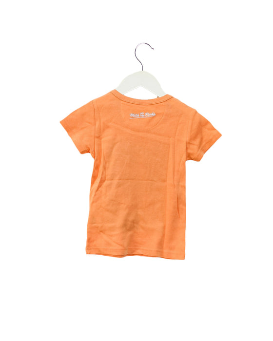 A Orange Short Sleeve T Shirts from Milk on the Rocks in size 4T for boy. (Back View)