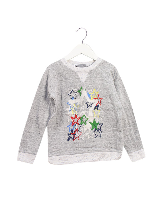 A Grey Crewneck Sweatshirts from Bonpoint in size 6T for boy. (Front View)