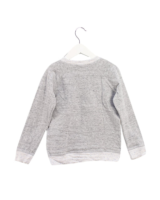 A Grey Crewneck Sweatshirts from Bonpoint in size 6T for boy. (Front View)