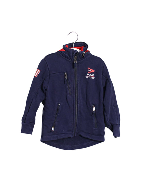 A Navy Lightweight Jackets from Polo Ralph Lauren in size 2T for boy. (Front View)