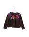 A Brown Cardigans from Tea in size 4T for girl. (Front View)