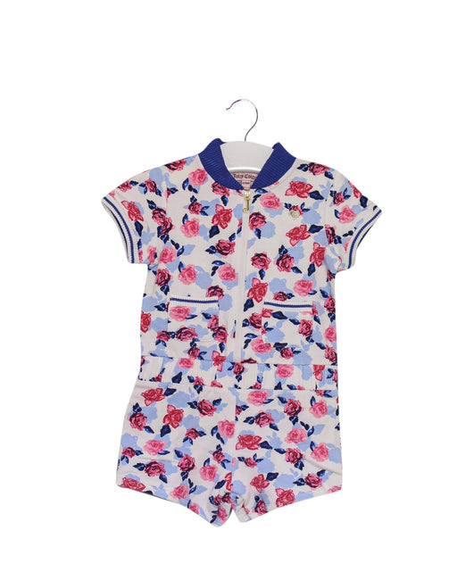 A Blue Short Sleeve Rompers from Juicy Couture in size 12-18M for girl. (Front View)