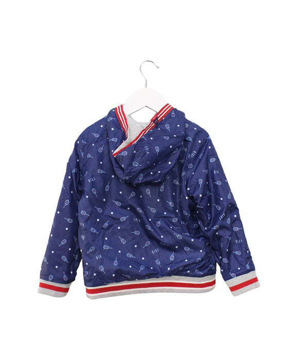 A Blue Lightweight Jackets from ELLE in size 4T for boy. (Back View)