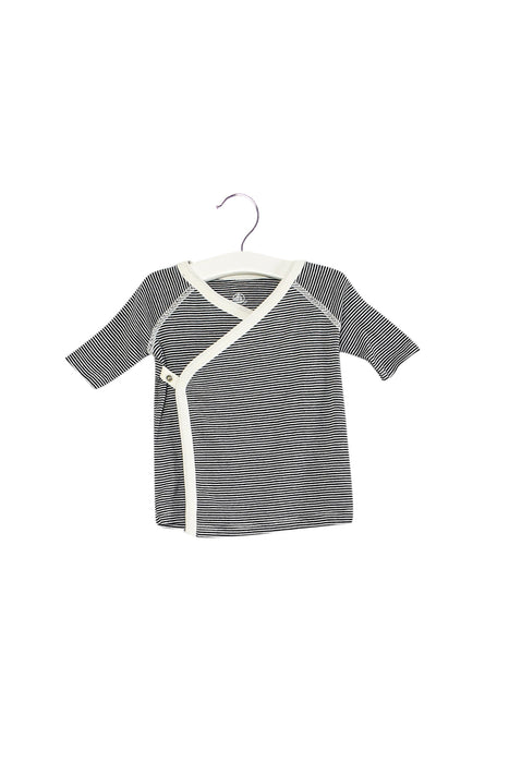 A  Long Sleeve Tops from Petit Bateau in size 3-6M for boy. (Front View)