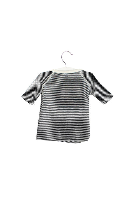 A  Long Sleeve Tops from Petit Bateau in size 3-6M for boy. (Back View)