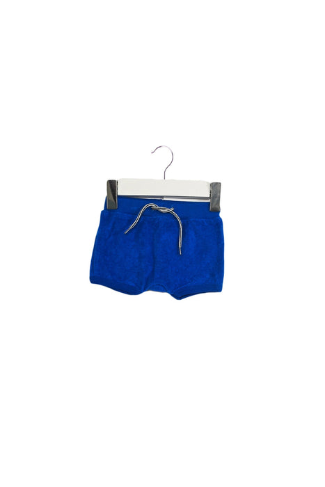 A Blue Shorts from Petit Bateau in size 3-6M for neutral. (Front View)
