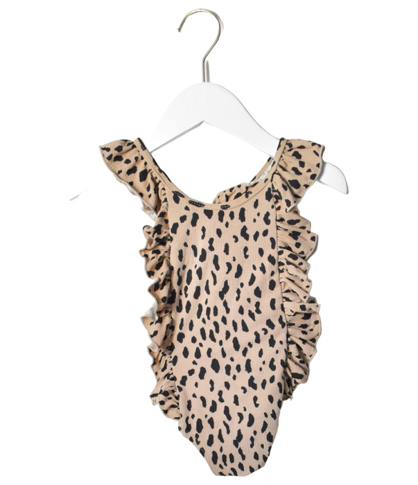 A Brown Bodysuits from Seed in size 12-18M for girl. (Front View)