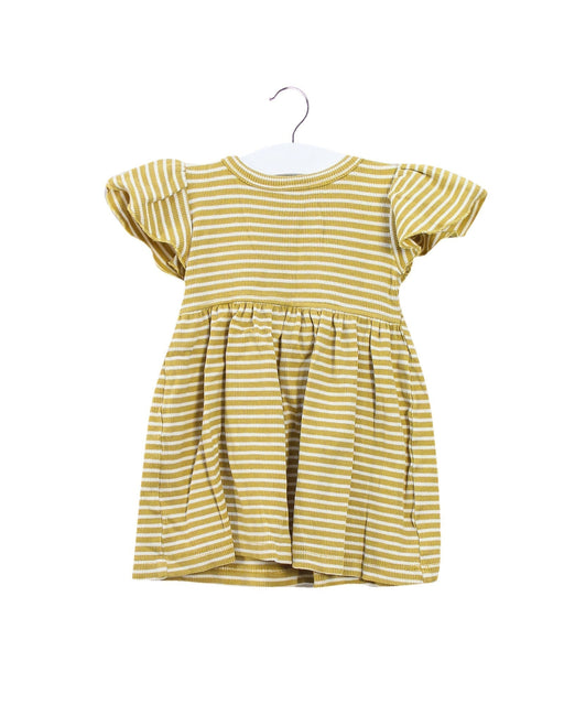 A Yellow Short Sleeve Dresses from Kate Quinn in size 6-12M for girl. (Front View)