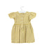 A Yellow Short Sleeve Dresses from Kate Quinn in size 6-12M for girl. (Back View)