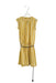 A Yellow Sleeveless Dresses from Neck & Neck in size 12Y for girl. (Front View)
