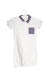 A White Short Sleeve Rompers from Comme Ca Fossette in size 0-3M for boy. (Front View)