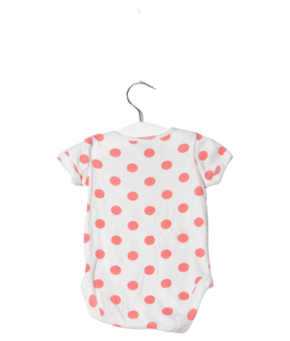 A Pink Short Sleeve Bodysuits from Boden in size 3-6M for girl. (Back View)