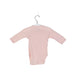 A Pink Long Sleeve Bodysuits from Petit Bateau in size 0-3M for girl. (Back View)