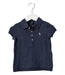A Blue Short Sleeve Polos from Polo Ralph Lauren in size 3T for girl. (Front View)