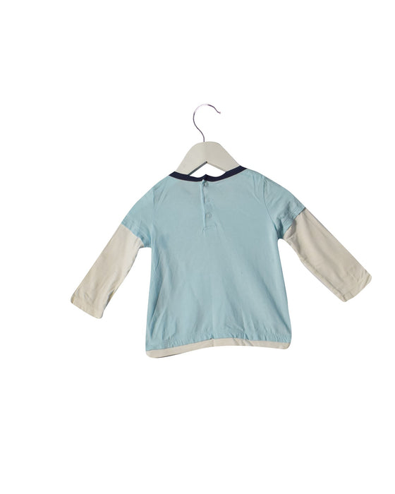 A Blue Long Sleeve T Shirts from Sergent Major in size 6-12M for boy. (Back View)