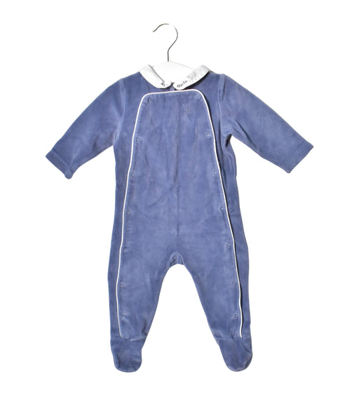 A Blue Long Sleeve Jumpsuits from Bout'Chou in size 3-6M for neutral. (Front View)