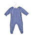 A Blue Long Sleeve Jumpsuits from Bout'Chou in size 3-6M for neutral. (Front View)