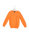 A Orange Knit Sweaters from Polo Ralph Lauren in size 7Y for boy. (Front View)