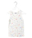 A White Sleeveless T Shirts from Petit Bateau in size 6T for neutral. (Front View)
