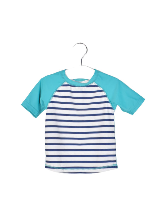 A Navy Rash Guards from Egg by Susan Lazar in size 6-12M for boy. (Front View)