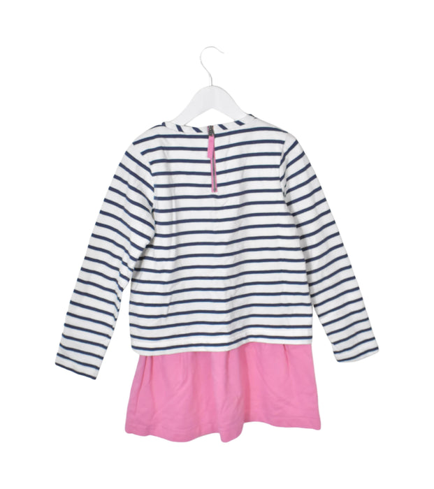 A White Long Sleeve Dresses from Joules in size 9Y for girl. (Back View)