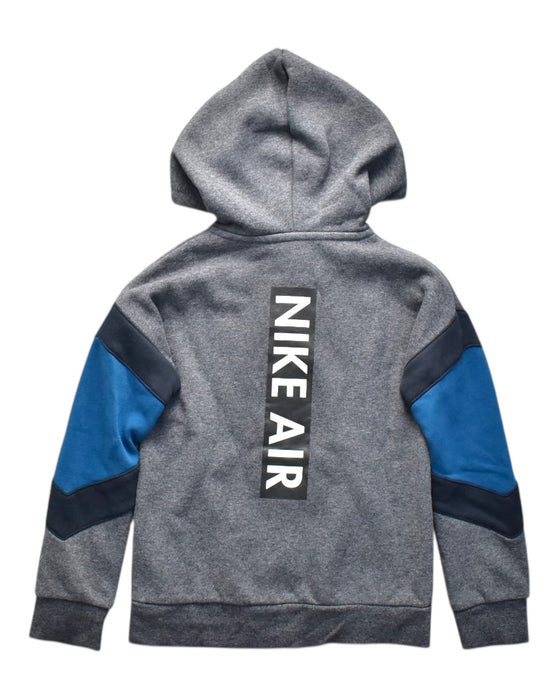 A Blue Zippered Sweatshirts from Nike in size S for neutral. (Back View)