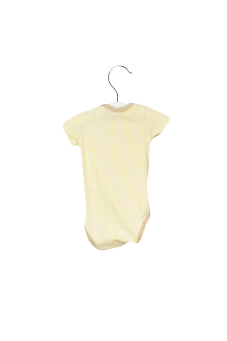 A White Short Sleeve Bodysuits from Seed in size 3-6M for boy. (Back View)