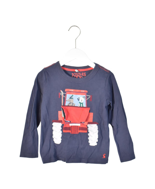 A Grey Long Sleeve Tops from Joules in size 5T for neutral. (Front View)