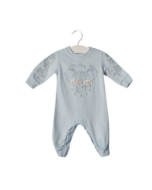 A Blue Long Sleeve Jumpsuits from Kenzo in size 0-3M for boy. (Front View)