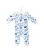 A White Long Sleeve Jumpsuits from Petit Bateau in size 3-6M for neutral. (Front View)
