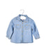A Blue Shirts from Bonpoint in size 6-12M for neutral. (Front View)