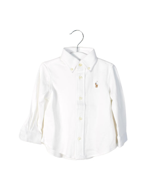 A White Shirts from Ralph Lauren in size 6-12M for boy. (Front View)