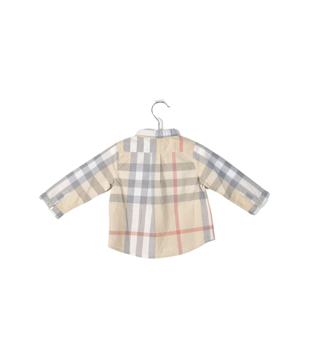 A Multicolour Shirts from Burberry in size 3-6M for boy. (Back View)