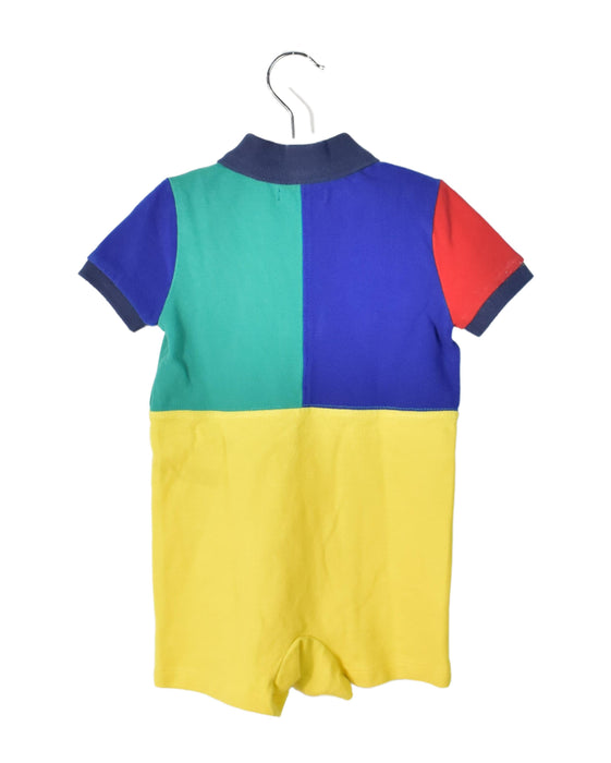 A Multicolour Short Sleeve Rompers from Ralph Lauren in size 6-12M for boy. (Back View)