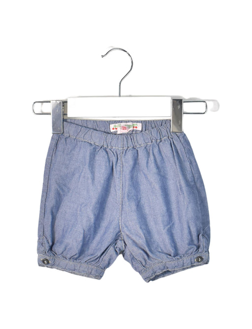 A Blue Shorts from Bonpoint in size 0-3M for girl. (Front View)