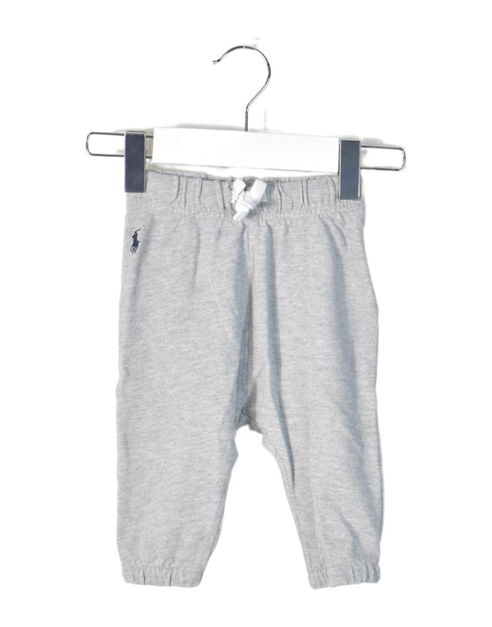 A Grey Sweatpants from Ralph Lauren in size 3-6M for boy. (Front View)