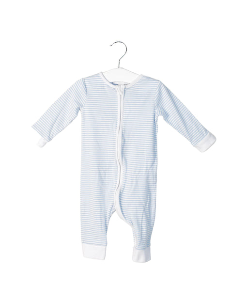 A Blue Long Sleeve Jumpsuits from The Little White Company in size 6-12M for boy. (Front View)
