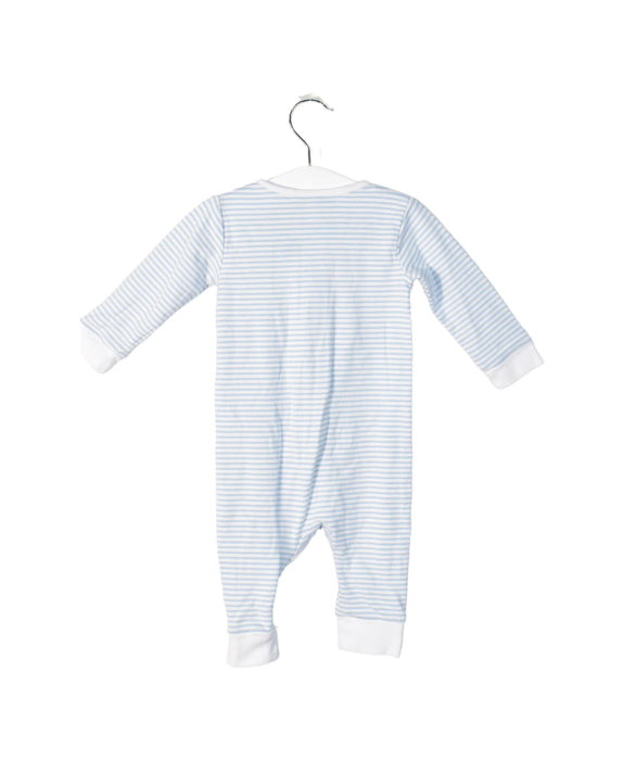 A Blue Long Sleeve Jumpsuits from The Little White Company in size 6-12M for boy. (Back View)