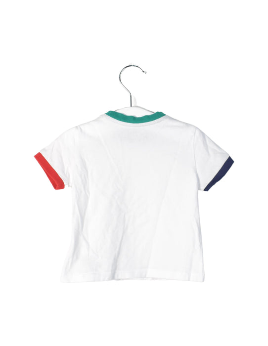 A White Short Sleeve T Shirts from Polo Ralph Lauren in size 3-6M for boy. (Back View)