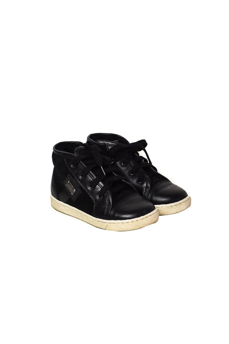 Black Dolce & Gabbana Kids Boots 3T (EU 25) at Retykle Singapore