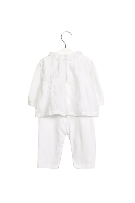 White Chickeeduck Baby Jumpsuit 9M at Retykle Singapore