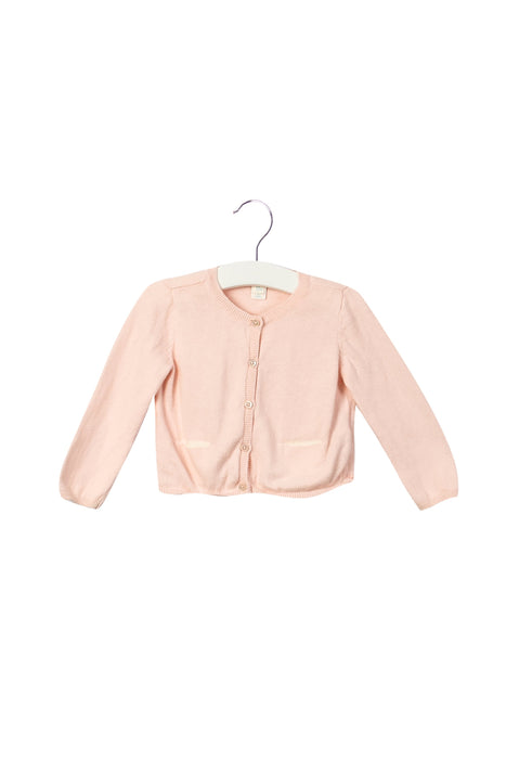 Marie Chantal Pink Cashmere Blend Cardigan 12M at Retykle Singapore