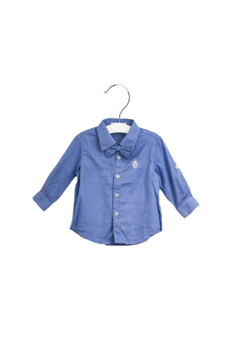 Blue Nicholas & Bears Baby Shirt 12M at Retykle Singapore