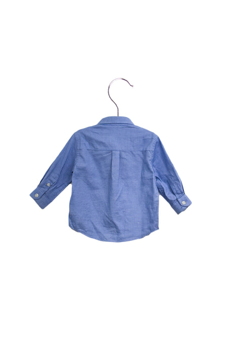 Blue Nicholas & Bears Baby Shirt 12M at Retykle Singapore