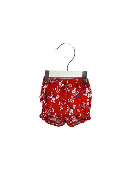 Red Petit Bateau Baby Shorts 6M at Retykle Singapore