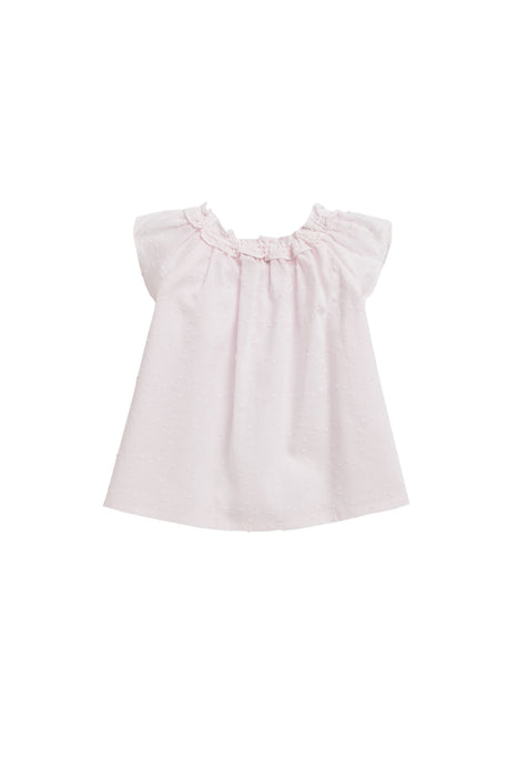 Pink Bonpoint Short Sleeve Top 2T - 3T at Retykle Singapore
