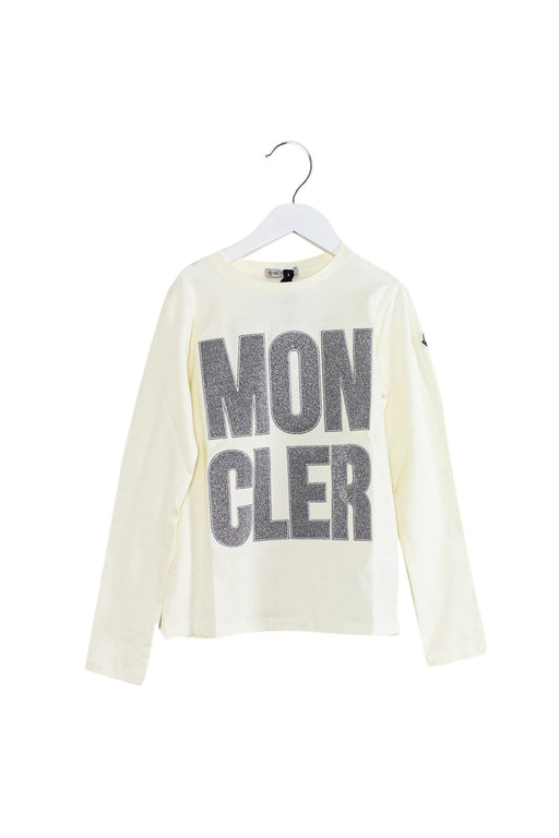 Silver Moncler Long Sleeve Top 10Y at Retykle Singapore