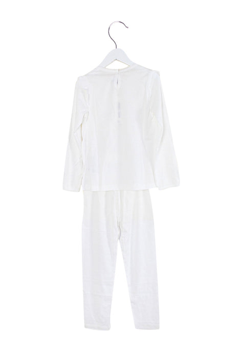 White Petit Bateau Pyjama Set 8Y at Retykle Singapore