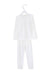White Petit Bateau Pyjama Set 8Y at Retykle Singapore